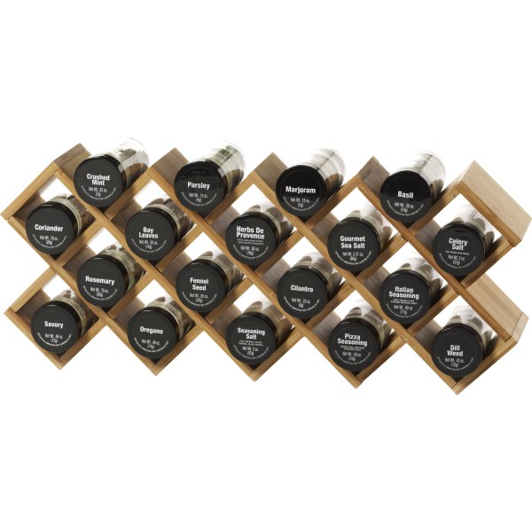 Kamenstein-Criss-Cross-18-Piece-Spice-Rack-Set-5085178