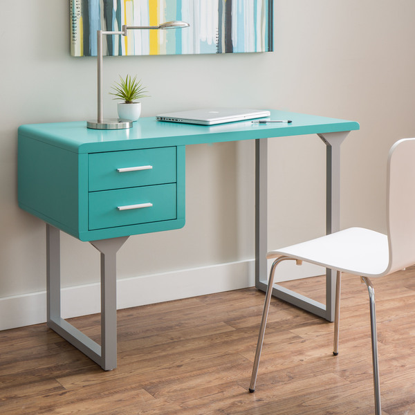 Retro-Writing-Desk-Turqoise-and-Grey